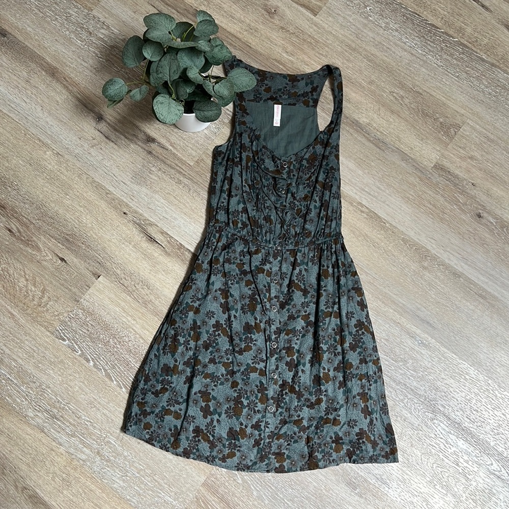 Xhilaration Target Blue Floral Dress Size Small